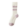 thumbnail image 1 of iOPQO Thermal Socks for Women, Warm Socks for Women, Fluzzy Socks, Soft Socks for Women, Thick Socks, Purple One Size, 1 of 3