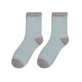 thumbnail image 1 of iOPQO Thick Fuzzy Socks, Gifts for Women, Crew Socks for Women, Thick Crew Socks, House Socks for Women Indoor, Blue One Size, 1 of 4