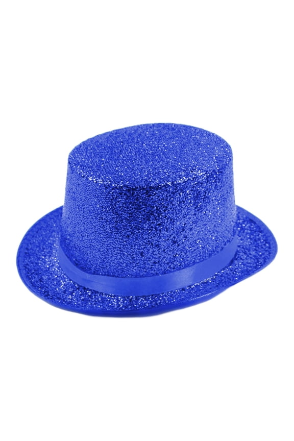 Top Hat, Jazz Hats, Shiny Magician Hat, Party Accessories, Victorian Top Hat, Blue 2 A