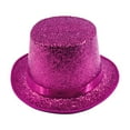 thumbnail image 1 of iOPQO Top Hat, Jazz Hats, Shiny Magician Hat, Party Accessories, Victorian Top Hat, Hot Pink A, 1 of 4