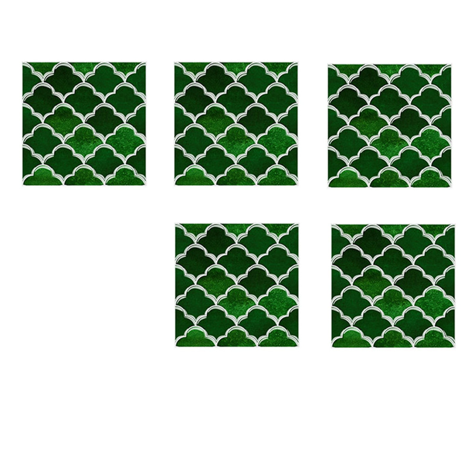 IOPQO Wall Decor 1Set 5Pc Self Adhesive Tile 3D Sticker Kitchen iopqo-wall-decor-1set-5pc-self-adhesive-tile-3d-sticker-kitchen