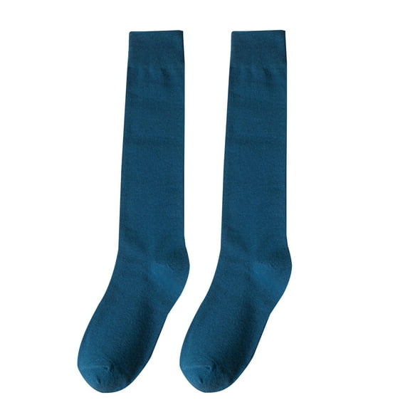iOPQO Winter Crew Socks for Women, Breathable Socks Women, Thick Crew Socks Women, Thick Wool Socks, Wool Socks for Women, Blue A