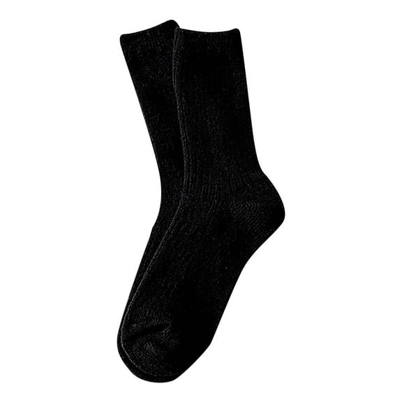 iOPQO Winter Socks for Women, Wool Socks for Women, Short Socks for Women, Low Cut Socks Women, Warm Socks for Women, Black One Size