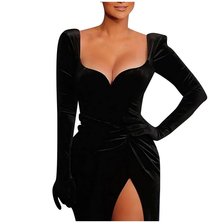 Long sleeve hotsell glove dress