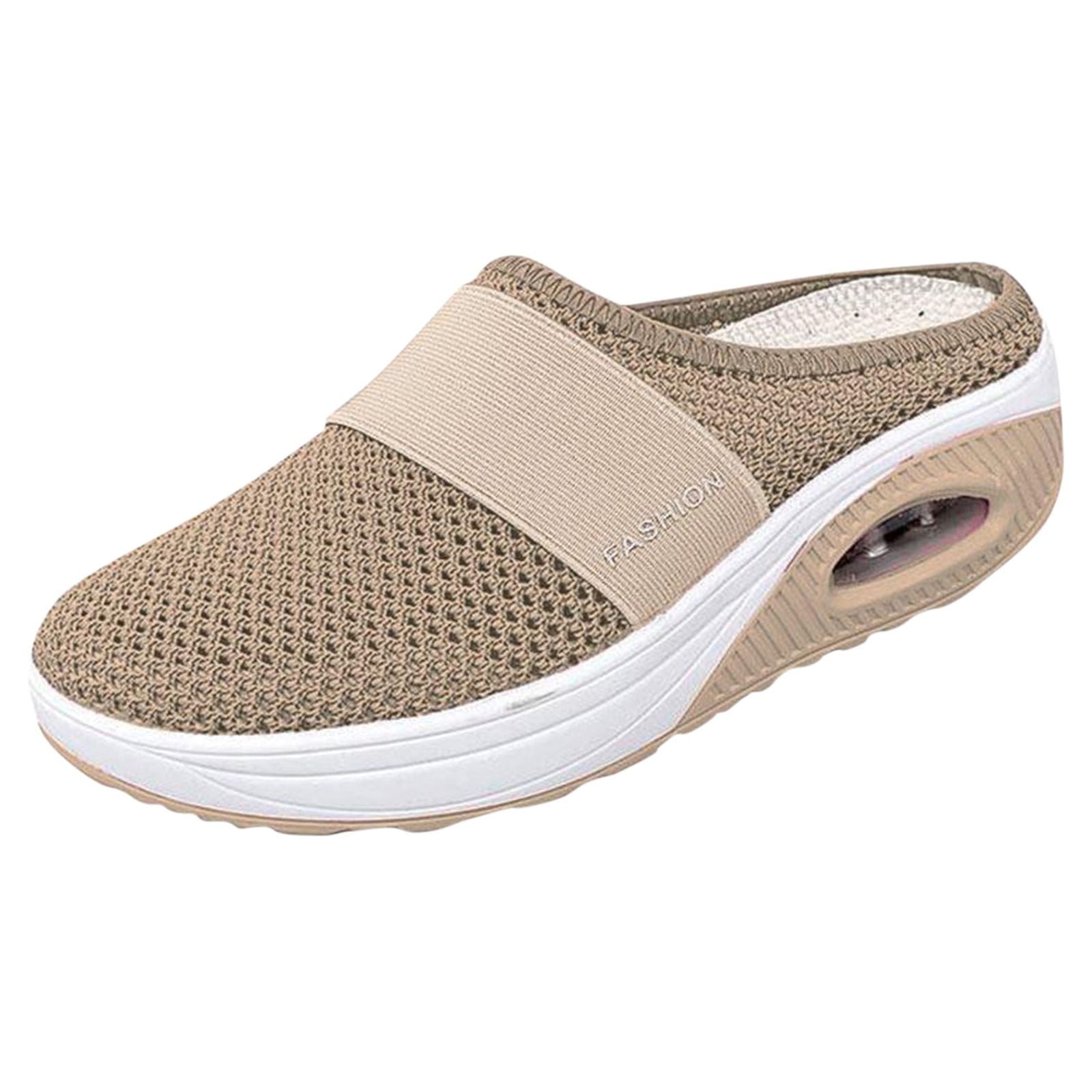 iOPQO Women's casual shoes Air Cushion Slip-On Orthopedic Diabetic ...