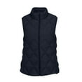 thumbnail image 1 of iOPQO Womens Puffer Vest Quilt Jacket Womens Vests Lightweight Womens Warm Jacket Warm Coats for Women's Outerwear Casual Outerwear Black XXL, 1 of 8