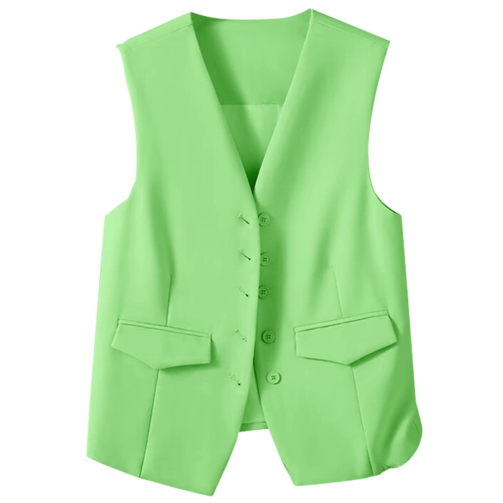 iOPQO Womens Suit Vest Blazers for Women Business Casual Women's Vest  Business Casual Outfits for Women Work Outfits for Women Office Sleeveless  Blazer Vest for Women Mint Green M - Walmart.com
