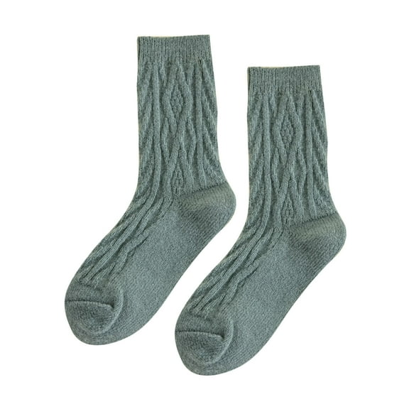 iOPQO Workout Socks, Cotton Crew Socks Women, Running Socks Womens, Womens Socks Crew, Women Cotton Socks, Green One Size