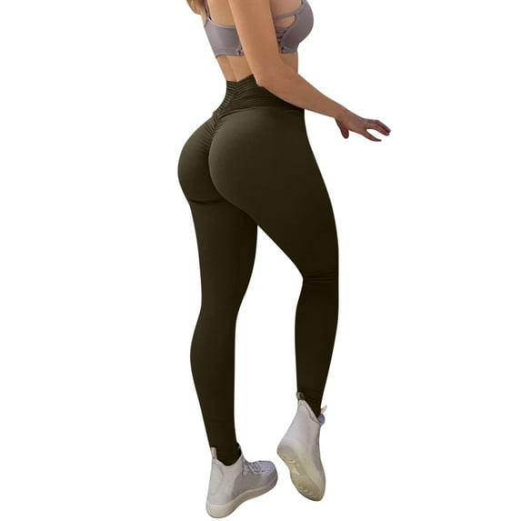 iOPQO Yoga Pants Women's Casual Running Tights Solid Color -Lifting Slim-Fitting Lace Edge Stitching High-Waist Stretch Fitness Pants Yoga Leggingssweatpants Women Pants For Women