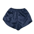 thumbnail image 1 of iOPQO underwear women Silk Satin Flowers Floral Lace Pajamas Underwear Women Shorts S-XXXL Blue XXL, 1 of 7