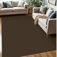 thumbnail image 1 of iOhouze 5'x7' Living Room Rugs Washable Area Rug Reddish Brown/Coffee Large Cotton Rubber Backing Bedroom Rugs Floor Carpet for Dining Room, 1 of 9