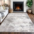 thumbnail image 1 of iOhouze Washable Rugs 5x7 Area Rugs for Living Room Modern Abstract Machine Washable Rugs Soft Carpet Rugs Non Slip Rug for Bedroom Dining Room Office Playroom, Ash Grey/Beige, 1 of 9