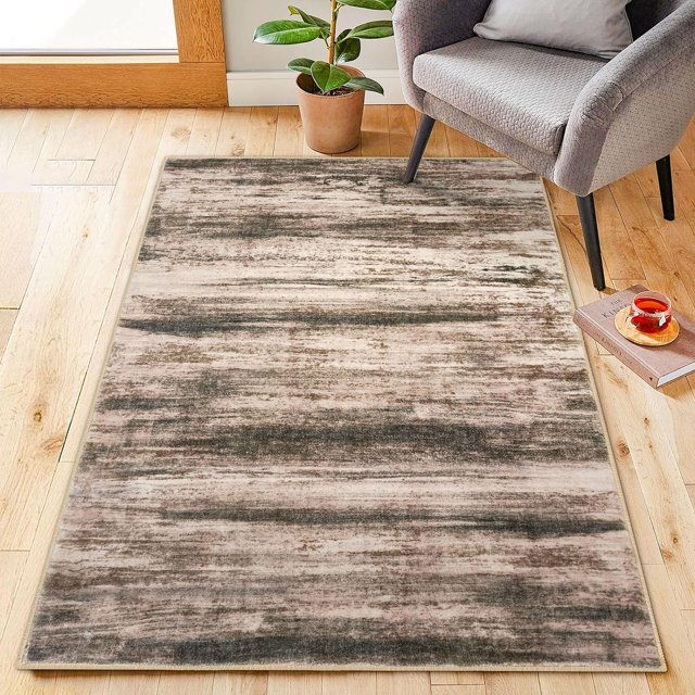 iOhouze 5x7 Area Rugs Modern Abstract Washable Rug Soft Low Pile Non