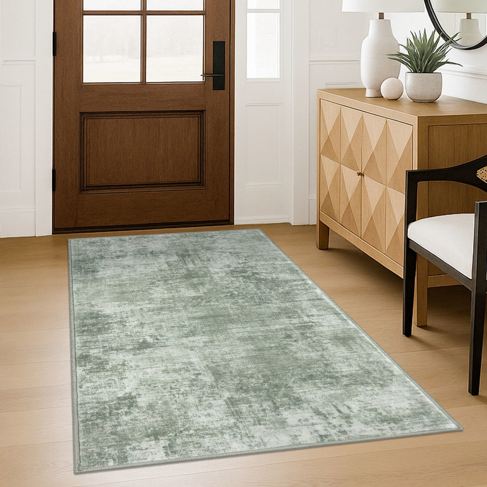 iOhouze Washable Rugs 3x5 ft Entryway Rugs Abstract Non Slip Area Rug ...