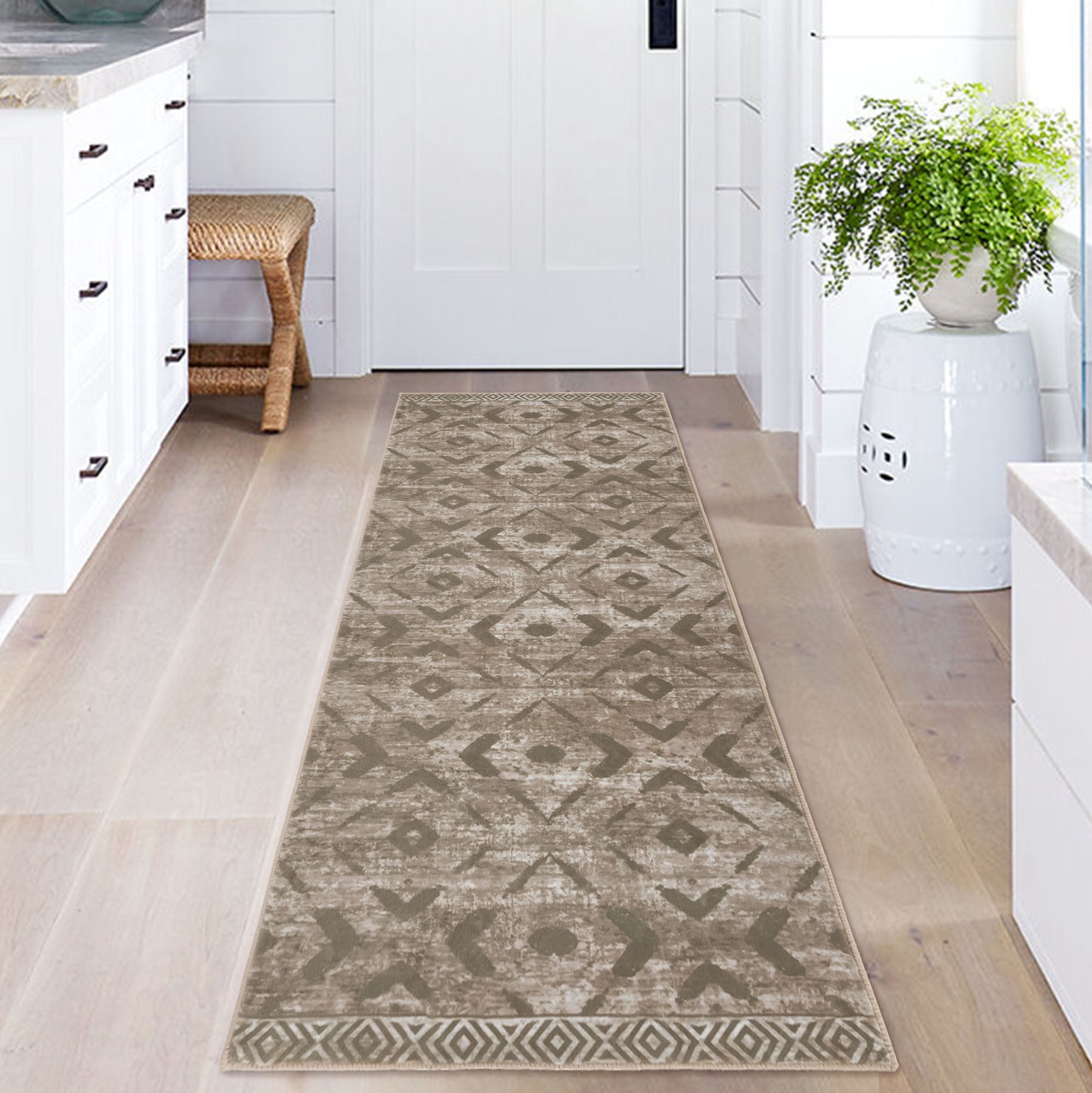 iOhouze Runner Rugs 2'x5' Washable Runners Moroccan Non Slip Ultra Soft ...