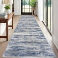 thumbnail image 1 of iOhouze Hallway Runner Rug 2.6x12 Washable Rug Runners Non Slip Kitchen Runner Rug Soft Print Distressed Blue-greyCarpet Runner for Entryway Bedroom Kitchen Laundry Room, 1 of 8