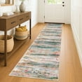 thumbnail image 1 of iOhouze Hallway Runner Rug 2x8 Kitchen Runner Rugs Non-Slip Washable Soft Print Distressed Green Carpet Runner for Entryway Bathroom Laundry Room Foyer, 1 of 8