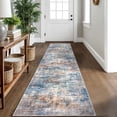 thumbnail image 1 of iOhouze Hallway Runner Rugs 2x10 Abstract Washable Runners Non Slip Kitchen Runner Low Pile Soft Printed Faux Wool Abstract Floor Runner for Indoor Bedroom Entryway Laundry Room, 1 of 8