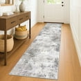 thumbnail image 1 of iOhouze Hallway Runner Rugs 2x8 Abstract Washable Runners Non Slip Kitchen Runner Low Pile Soft Printed Faux Wool Abstract Floor Runner for Indoor Bedroom Entryway Laundry Room, 1 of 10