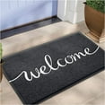 thumbnail image 1 of iOhouze Front Door Mat Outdoor Doormat Non-Slip Welcome Mat DoorMat for Entrance, Easy Clean Indoor Floor Mat for Garage Yard Patio High Traffic Areas Outside Rug for Home 30"x17.5", 1 of 8