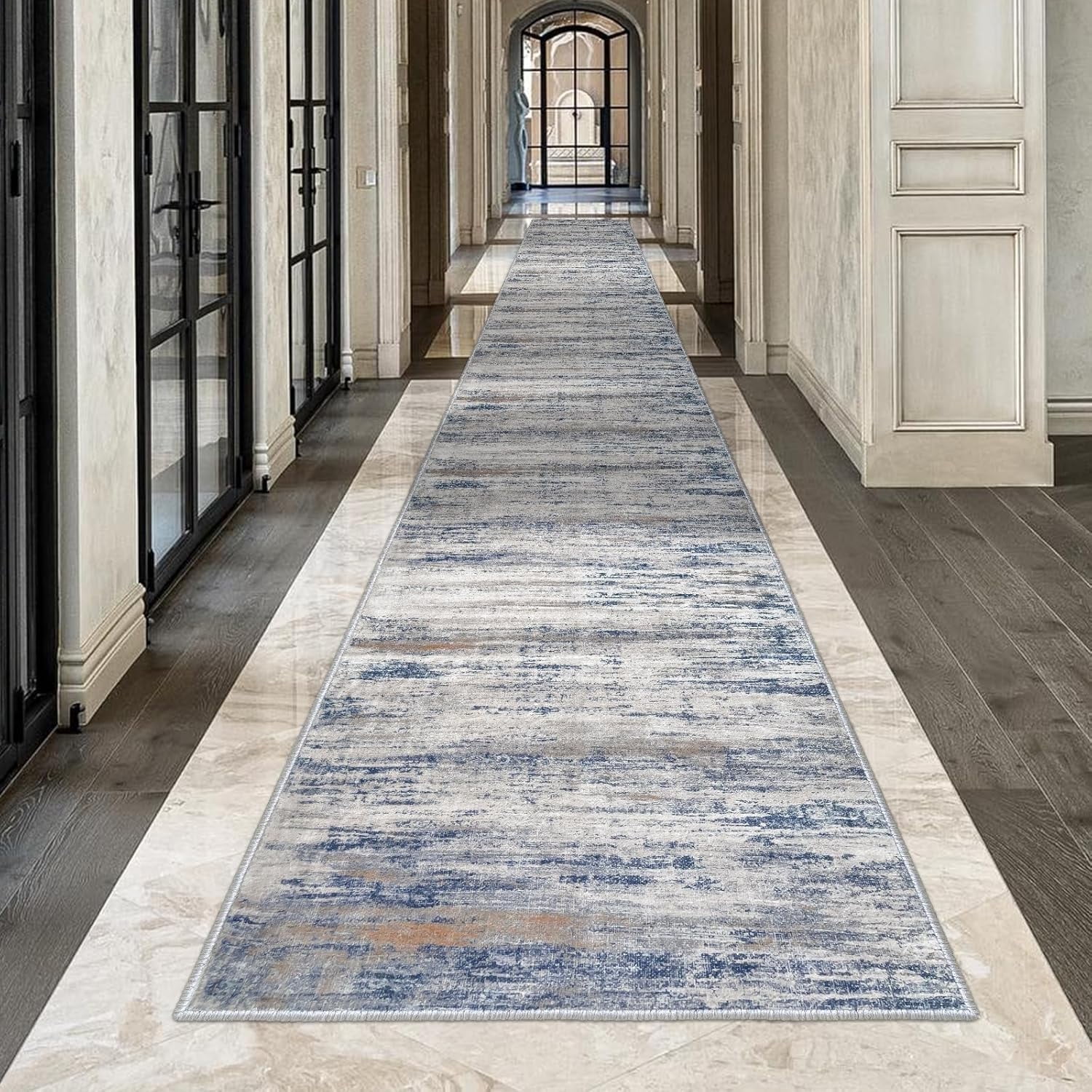 iOhouze Runner Rug 2.6x18 Kitchen Runner Rugs Non-Slip Washable Soft ...