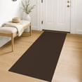 thumbnail image 1 of iOhouze Runner Rug 2x5 Non Slip Carpet Runners for Hallways Cotton Kitchen Runner Rugs with Rubber Backed Braided Indoor Floor Runners for Entryway Hallway Kitchen Bedroom, Brown/Coffee, 1 of 7