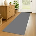 thumbnail image 1 of iOhouze Runner Rug 2x6 Non Slip Carpet Runners for Hallways Cotton Kitchen Runner Rugs with Rubber Backed Braided Indoor Floor Runners for Entryway Hallway Kitchen Bedroom, Gray, 1 of 8