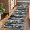 thumbnail image 1 of iOhouze Runner Rug 2x7 Kitchen Runner Rugs Non-Slip Washable Soft Print Distressed Carpet Runner for Entryway Bathroom Laundry Room Foyer, Black White Grey Green, 1 of 8