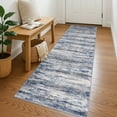 thumbnail image 1 of iOhouze Runner Rug 2x7 Kitchen Runner Rugs Non-Slip Washable Soft Print Distressed Blue-greyCarpet Runner for Entryway Bathroom Laundry Room Foyer, 1 of 9