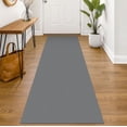 thumbnail image 1 of iOhouze Runner Rug 2x7 Non Slip Carpet Runners for Hallways Cotton Kitchen Runner Rugs with Rubber Backed Braided Indoor Floor Runners for Entryway Hallway Kitchen Bedroom, Gray, 1 of 9