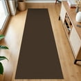 thumbnail image 1 of iOhouze Runners 2x7 ft Boho Hallway Runner Rug Washable Runner Rugs with Rubber Backing Cotton Entryway Runner Rugs Floor Rugs for Kitchen Bathroom Entryway Bedroom, Reddish Brown/Coffee, 1 of 9