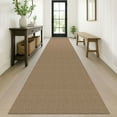 thumbnail image 1 of iOhouze Runner Rug for Hallway 3x12 ft Washable Long Hall Carpet Runner with Rubber Backed Kitchen Runner Rug Cotton Entryway Runner Rugs Floor Runners for Indoor Hallway Entryway Kitchen, Tan, 1 of 9