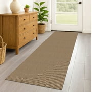 iOhouze Runner Rug for Hallways 2x6ft Woven Washable Rug Hall Carpet Runner Natural Cotton Rubber Backing Entryway Runner Rugs