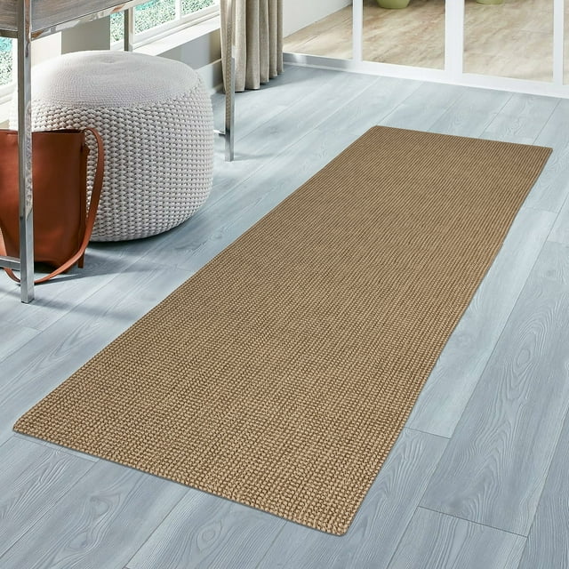 iOhouze 2x6ft NonSkid Utility Runner Rug, Thin Indoor Hallway Carpet with Rubber Backing