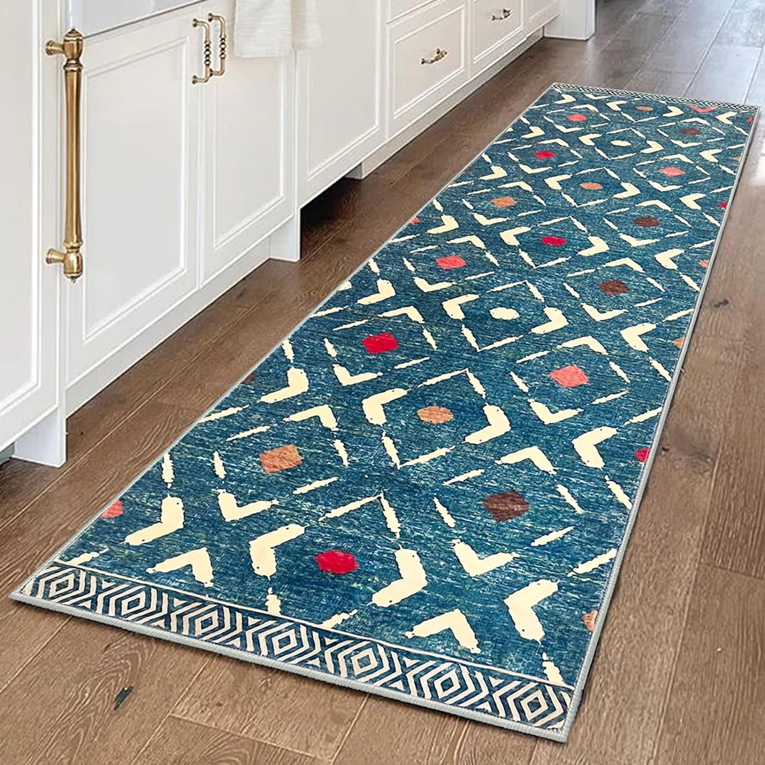 IOhouze Runner Rugs For Hallway 2'x6' Washable Runners Moroccan Non ...