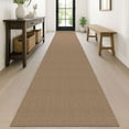 thumbnail image 1 of iOhouze Runners Rugs 2.6x12 ft Washable Boho Hallway Runner Rugs with Rubber Backing Natural Cotton Long Hall Carpet Runner for Indoor Hallway Entryway Kitchen Bedroom, 1 of 9