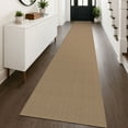 thumbnail image 1 of iOhouze Runners Rugs 2.6x14 ft Washable Boho Hallway Runner Rugs with Rubber Backing Natural Kitchen Runners Cotton Entryway Runner Rugs Floor Runners for Indoor Hallway Bedroom Kitchen, 1 of 9