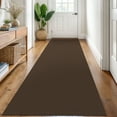 thumbnail image 1 of iOhouze Runners Rugs 3x8 ft Washable Boho Hallway Runner Rugs with Rubber Backing Kitchen Runners Cotton Entryway Runner Rugs Floor Runners for Indoor Hallway Bedroom Kitchen,Reddish Brown/Coffee, 1 of 9