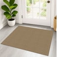 thumbnail image 1 of iOhouze Small Area Rug Washable 2'x3' Entryway Rugs Rubber Backing Indoor Entryway Accent Rug, Tan, 2'x3', 1 of 9