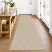 iOhouze Runner Rug for Hallway 2x8 ft Washable Hall Carpet Runner Rubber Backed Hallway Runner Cotton Entryway Runner Rug Floor Runners for Indoor Hallway Bedro