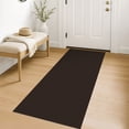 thumbnail image 1 of iOhouze Runner Rug for Hallways 2x5 ft Washable Runner Area Rug with Rubber Backing Braided Cotton Entryway Rugs Indoor Carpet Rugs for Hallway Kitchen Entryway Bedroom, Dark Coffee/Brown, 1 of 8