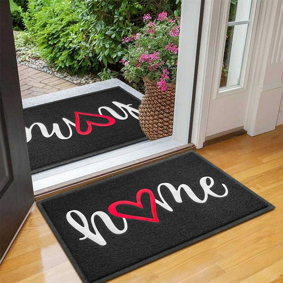 iOhouze 2-Pack Doormat Welcome Mat 30"x17.5" Outdoor Mat Non-Slip Front Door Mat Funny Home Mat Easy Clean Indoor Door Mat for Garage Yard Patio High Traffic Areas