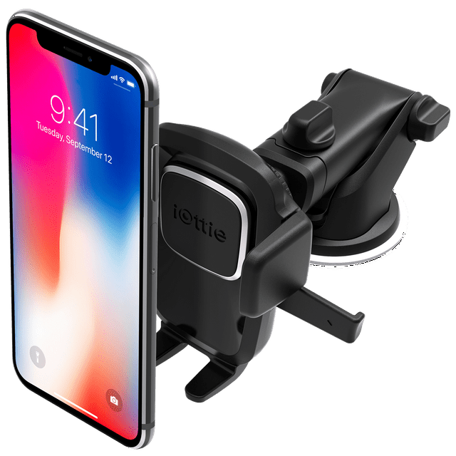 iOttie Easy One Touch 4 Dashboard & Windshield Car Mount Holder for iPhone X, 8, 8 Plus, 7 Plus, 6s Plus, 6 SE, Samsung Galaxy S8 Plus S8 Edge S7 S6 Note 8 5SE