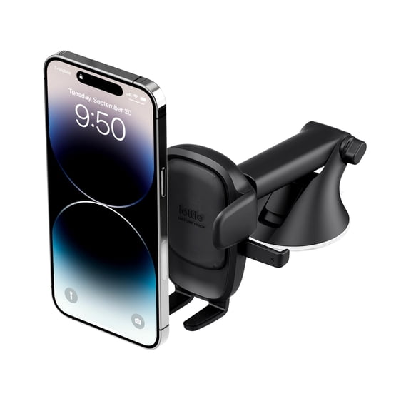iOttie Easy One Touch Advanced Universal Car Mount Dashboard & Windshield Suction Cup Phone Holder for iPhone, Samsung, Google, All Smartphones