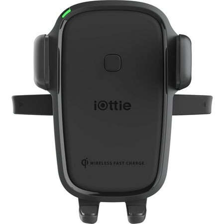 iOttie - Easy One Touch 2 Wireless Fast Charge Universal Dash/Windshield Mount for Mobile Phones - Black