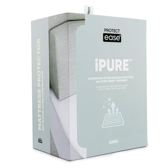 iPURE Fitted Mattress Protector with Ultra-Fresh Treatment King Size