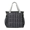 thumbnail image 1 of iPack Baby 13" Drop Front Diaper Bag Tote, Arrow Print | Gray, 1 of 9