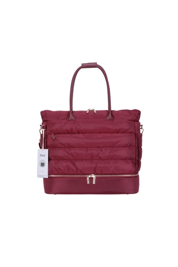 Puffy Tote Bag, Red