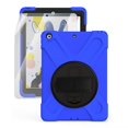 thumbnail image 1 of iPad 10.2 2020/2019 Case with Soft Screen Protector, iPad 8th Generation Case, iPad 7th Generation Case, Dteck Heavy Duty Rugged Shockproof Case with 360 Rotating Handle Stand, Blue, 1 of 6