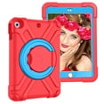thumbnail image 1 of iPad 10.2" 7th Generation Case Cover, Allytech Heavy Duty Protective Rugged Shockproof 360 Rotating Kickstand Kids Friendly Case Cover for Apple iPad 7th Generation 10.2" 2019, Red/Blue, 1 of 9